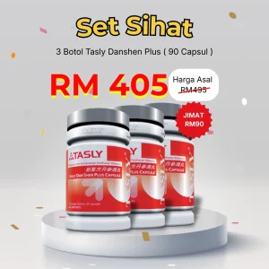 3 Botol Tasly Danshen Plus