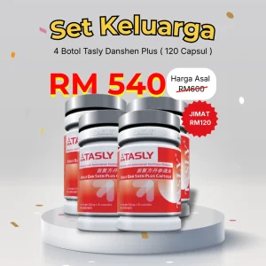 4 Botol Tasly Danshen Plus